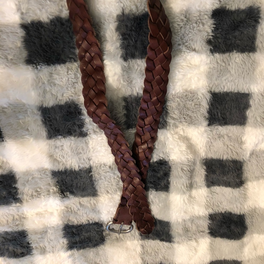 Braided Leather Belt